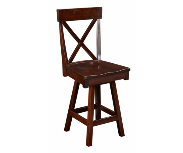 Single-X 24" Swivel Bar Stool
