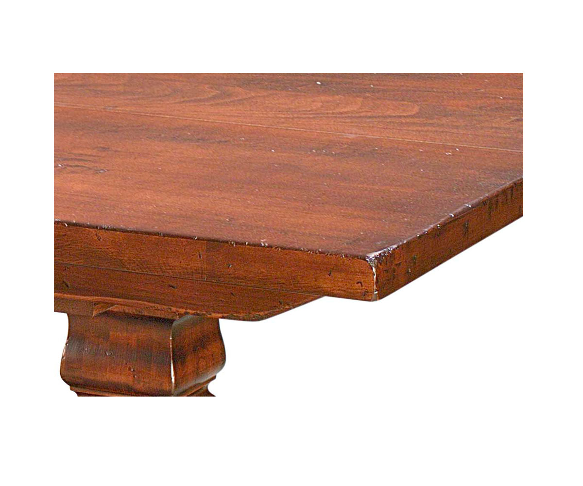 Provincial Cottage Extension Table W/ Breadboard Ends - Image 2