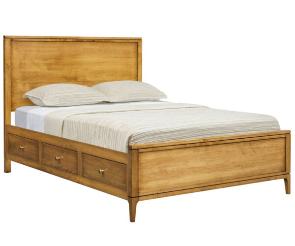 Estelle Simple Panel Bed with Underbed Storage