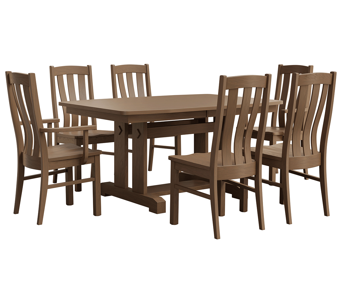 Raleigh Trestle Table - Image 2