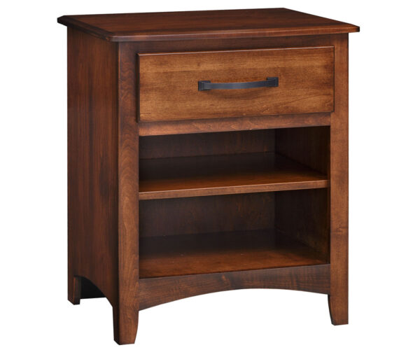 Concord 1 Drawer Nightstand with Open Shelf