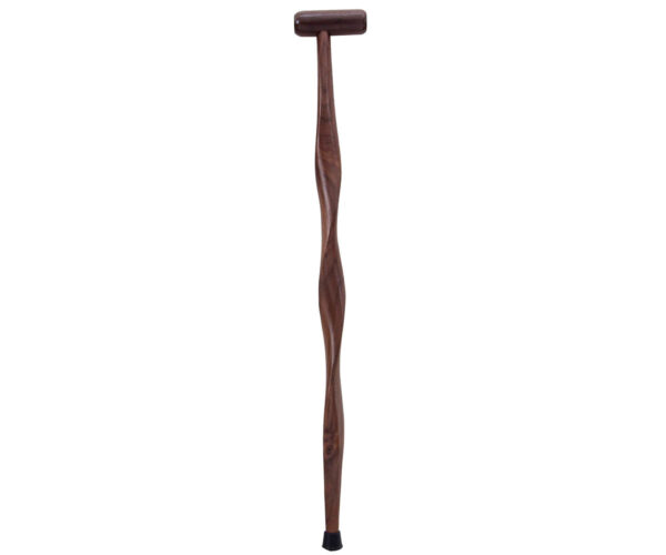 Twisted Walnut Cane with Handle